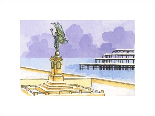 Winter Peace Statue by Clare Harms 