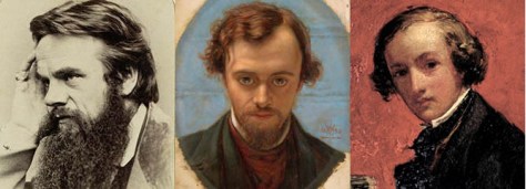William Holman Hunt, Dante Gabriel Rossetti, Sir John Everett Millais