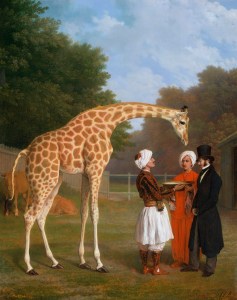 The Nubian Giraffe<br/> Jacques-Laurent Agasse, 1827