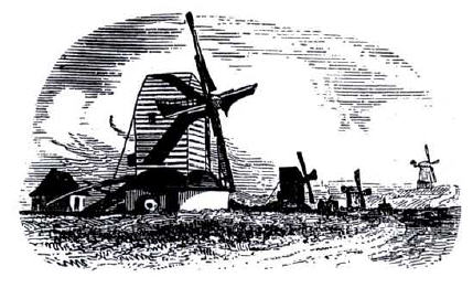 Dyke Road Mills, 1847 Preston, Port Hall, Lashmar’s and Hodson’s Mills  from an engraving in Brighton & Hove Archaeologist 1924 