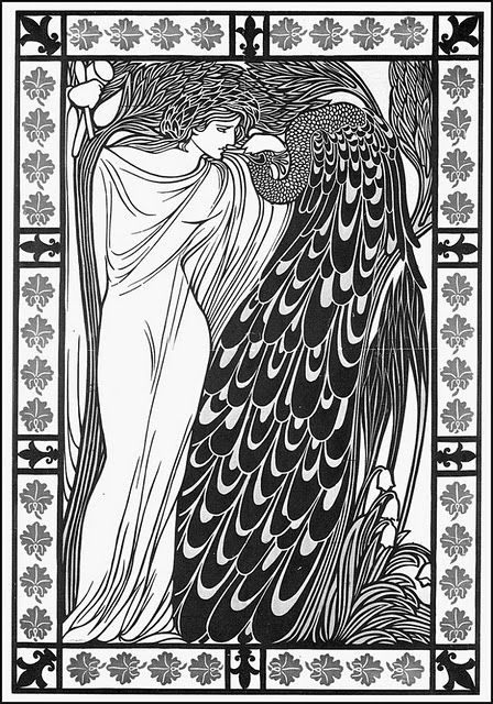 This image is by Will Bradley, a contemporary of Aubrey Beardsley